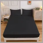 Egyptian Cotton Fitted Sheet Black