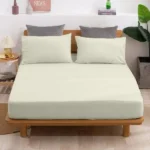 egyptian cotton fitted sheet cream