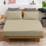 Extra Deep fitted sheet in natural color